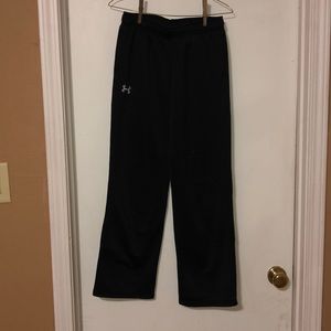 youth black under armor sweats